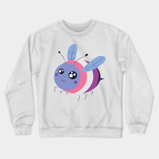 Genderfluid Pride Bee Crewneck Sweatshirt